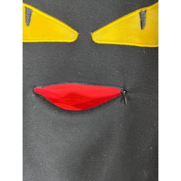 Lola Boys Sweatshirt 12 Black Monster Eyes Preppy Modern Retro Spooky Neutral - Picture 4 of 7